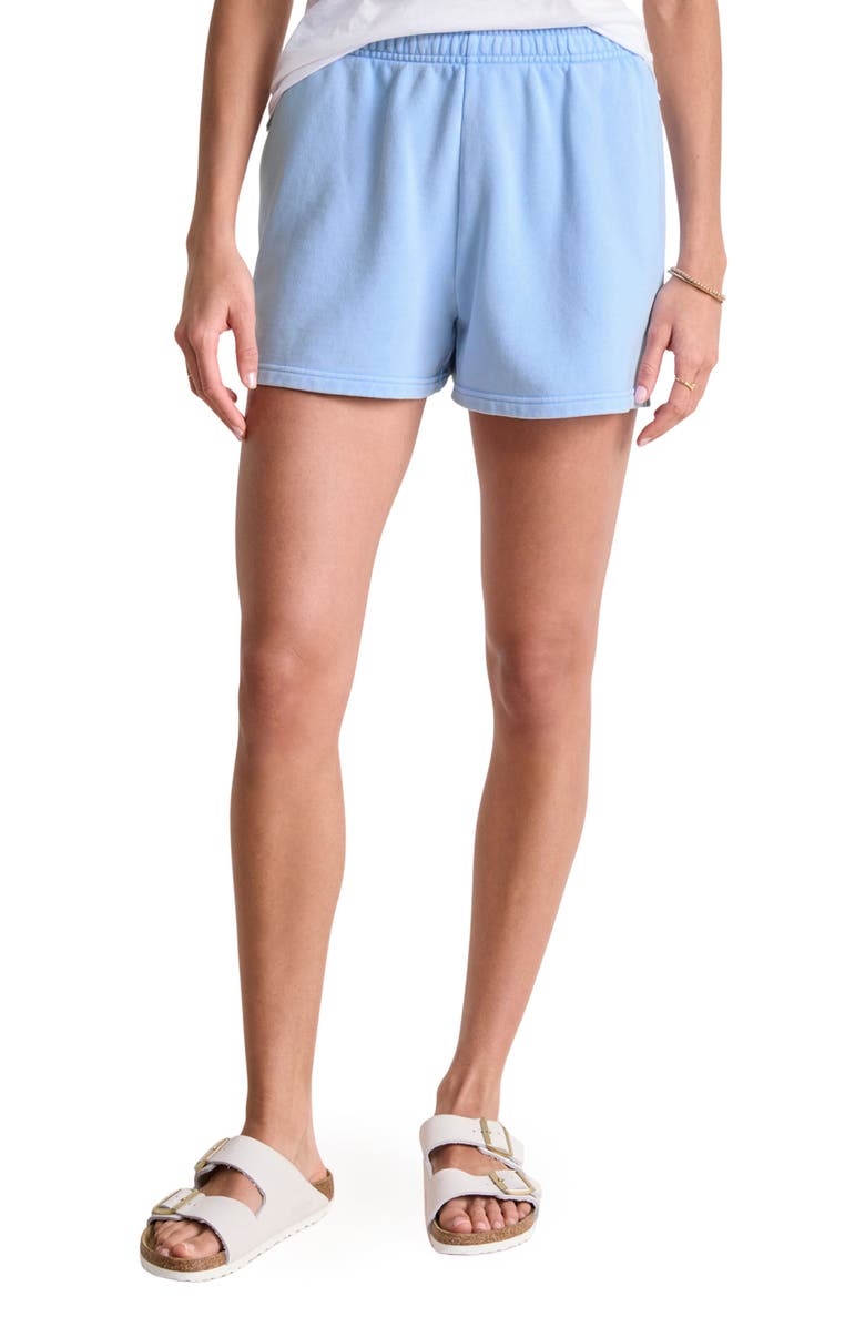 vineyard vines Kids' Garment Dyed Cotton Sweat Shorts, Main, color, Serenity Blue