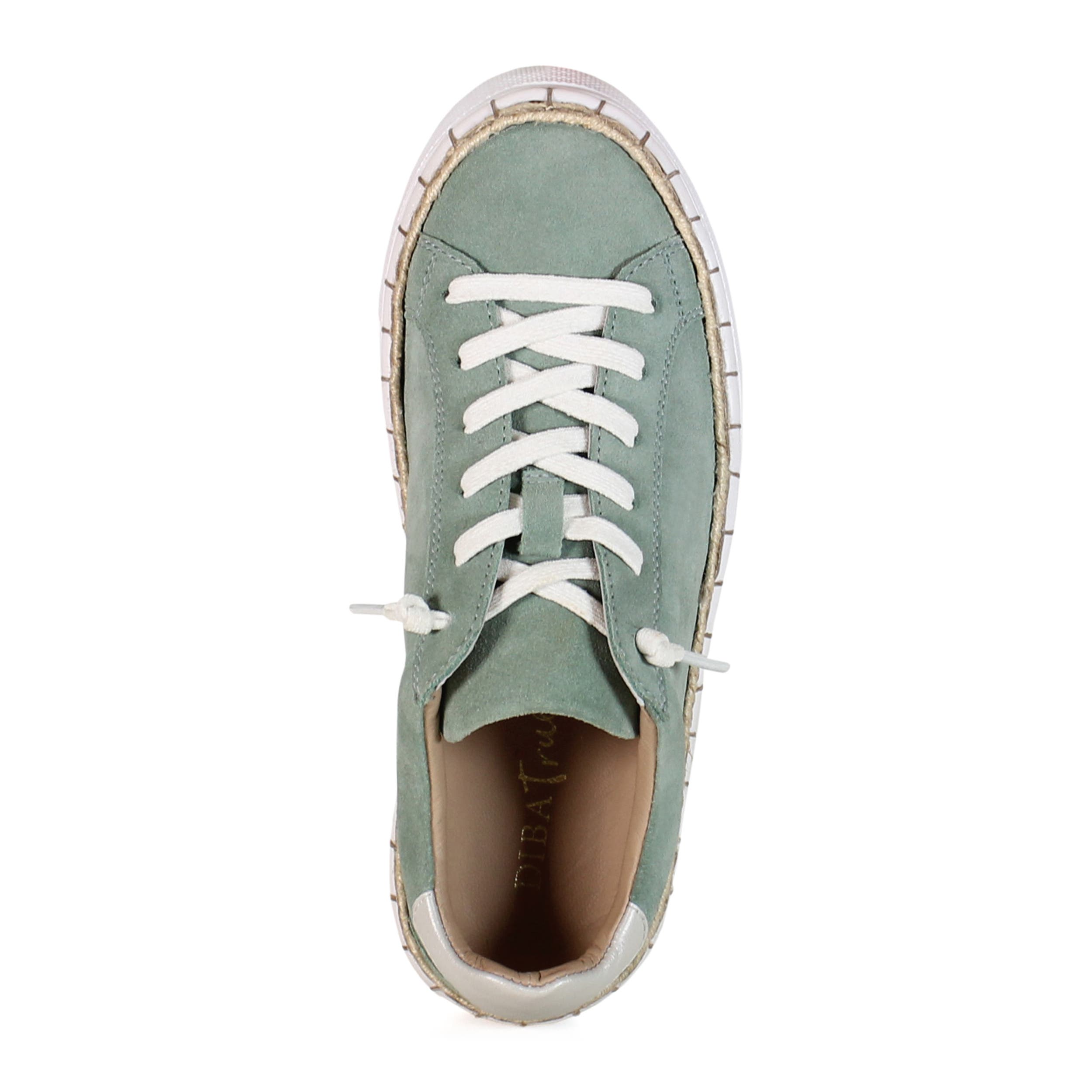 EM BELISH Metallic Leather Lace Up Sneaker, Alternate, color, Mint/White