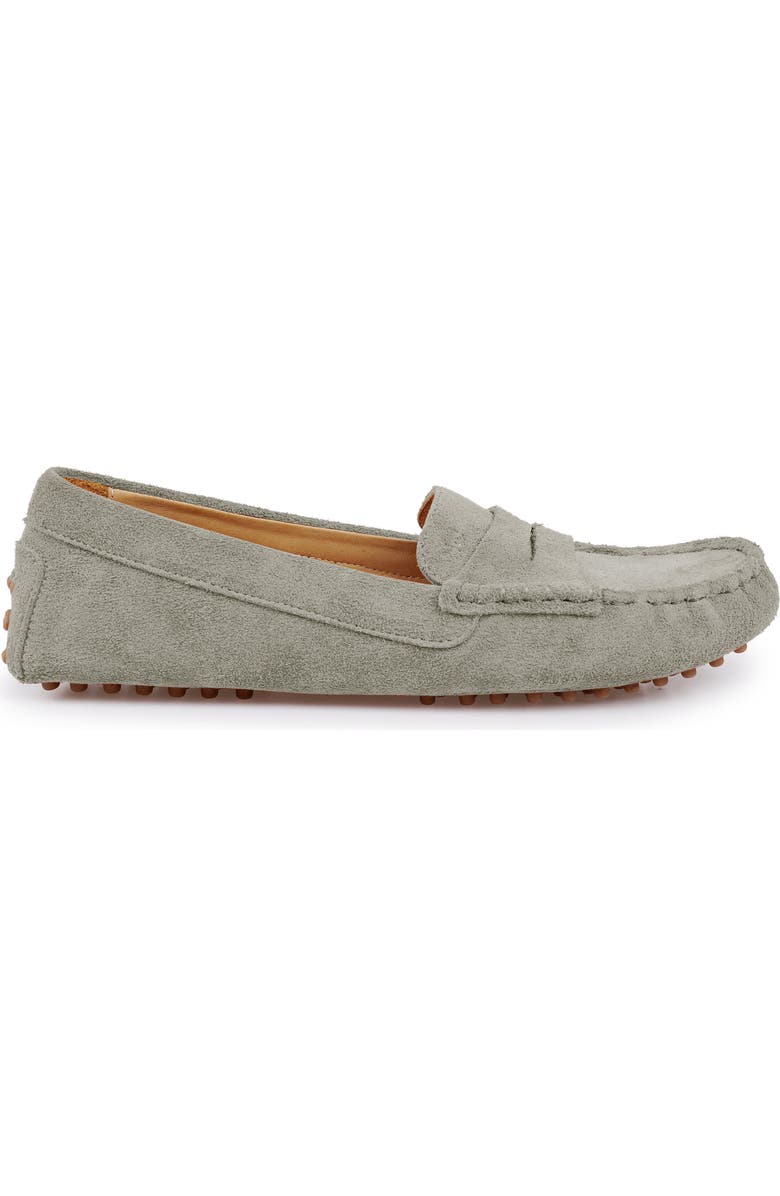 National Comfort Talulah Penny Loafer, Alternate, color, Light Grey Suede