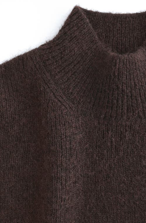 & Other Stories Wool & Mohair Side Tie Bib Vest In Brown