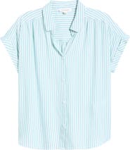 beachlunchlounge Darby Short Sleeve Button-Up Shirt