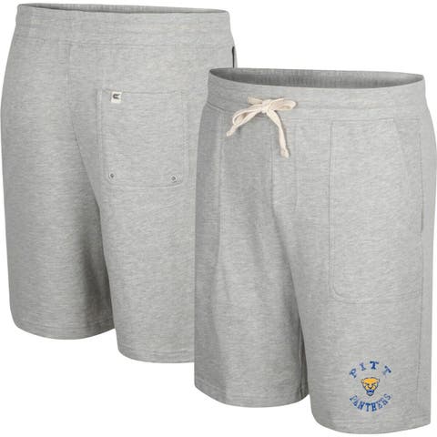 Men's Colosseum Heather Gray Pitt Panthers Love To Hear This Terry Shorts