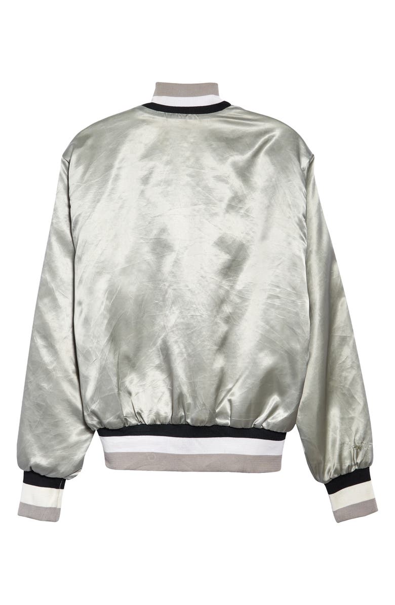 Goodfair Unisex Vintage '70s Satin Bomber Jacket, Alternate, color, 