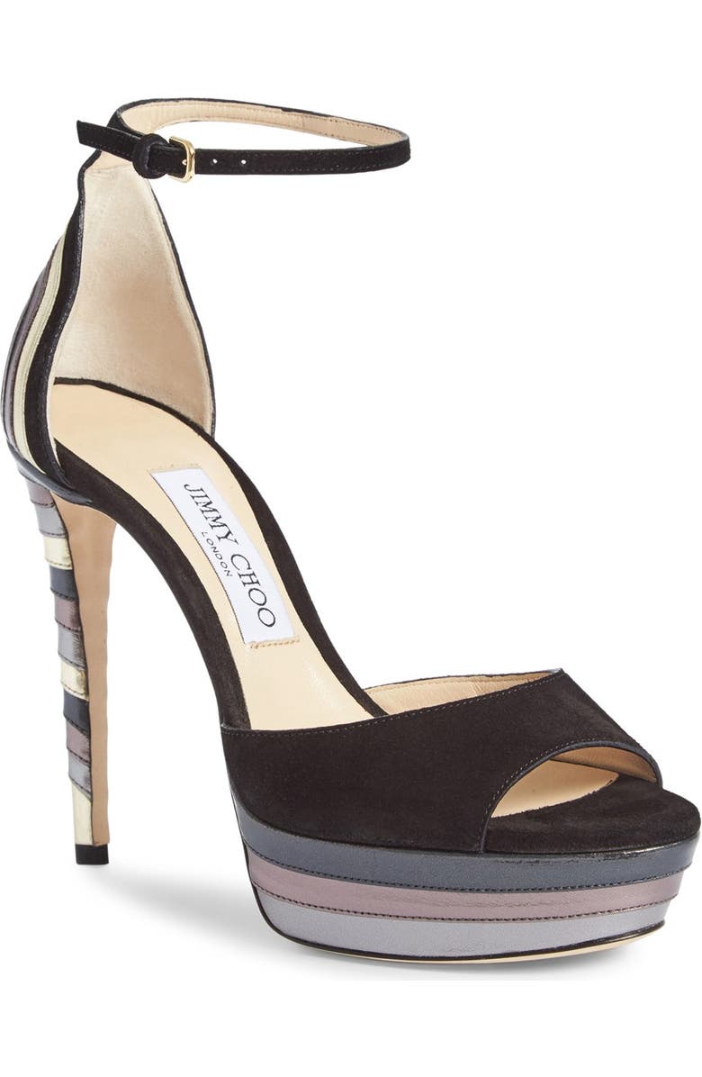Jimmy Choo 'Max' Platform Sandal, Main, color,
