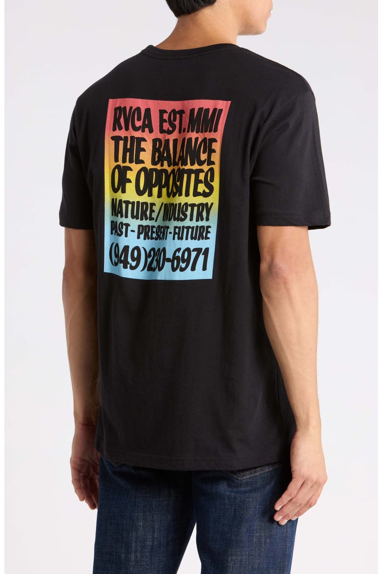 Screen Fade Cotton Graphic T-Shirt, Alternate, color, BLACK