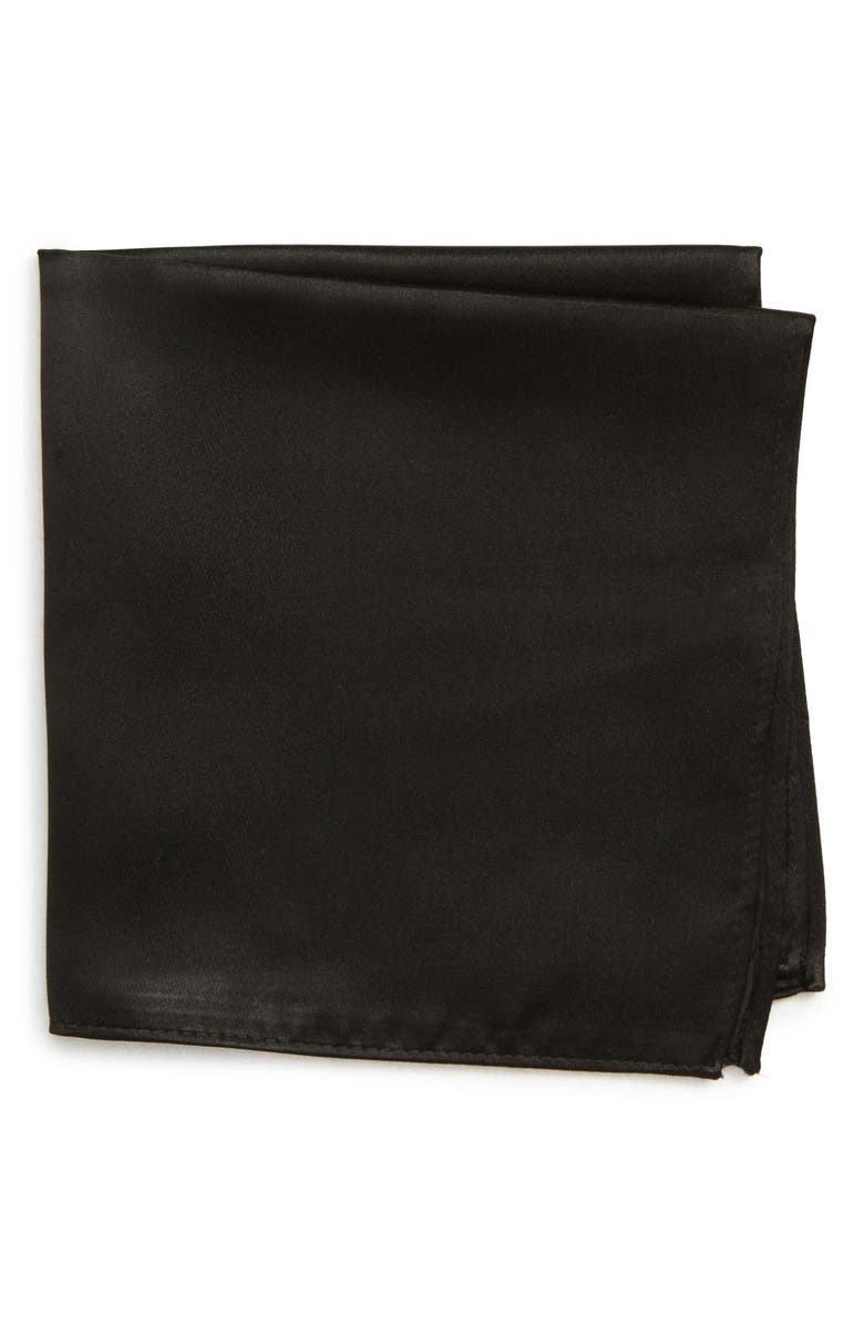 NORDSTROM MEN'S SHOP Solid Silk Pocket Square, Main, color,