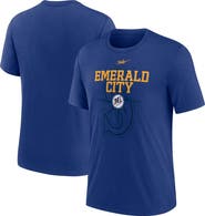 Nike Men's Nike Royal Seattle Mariners Rewind Retro Tri-Blend T-Shirt
