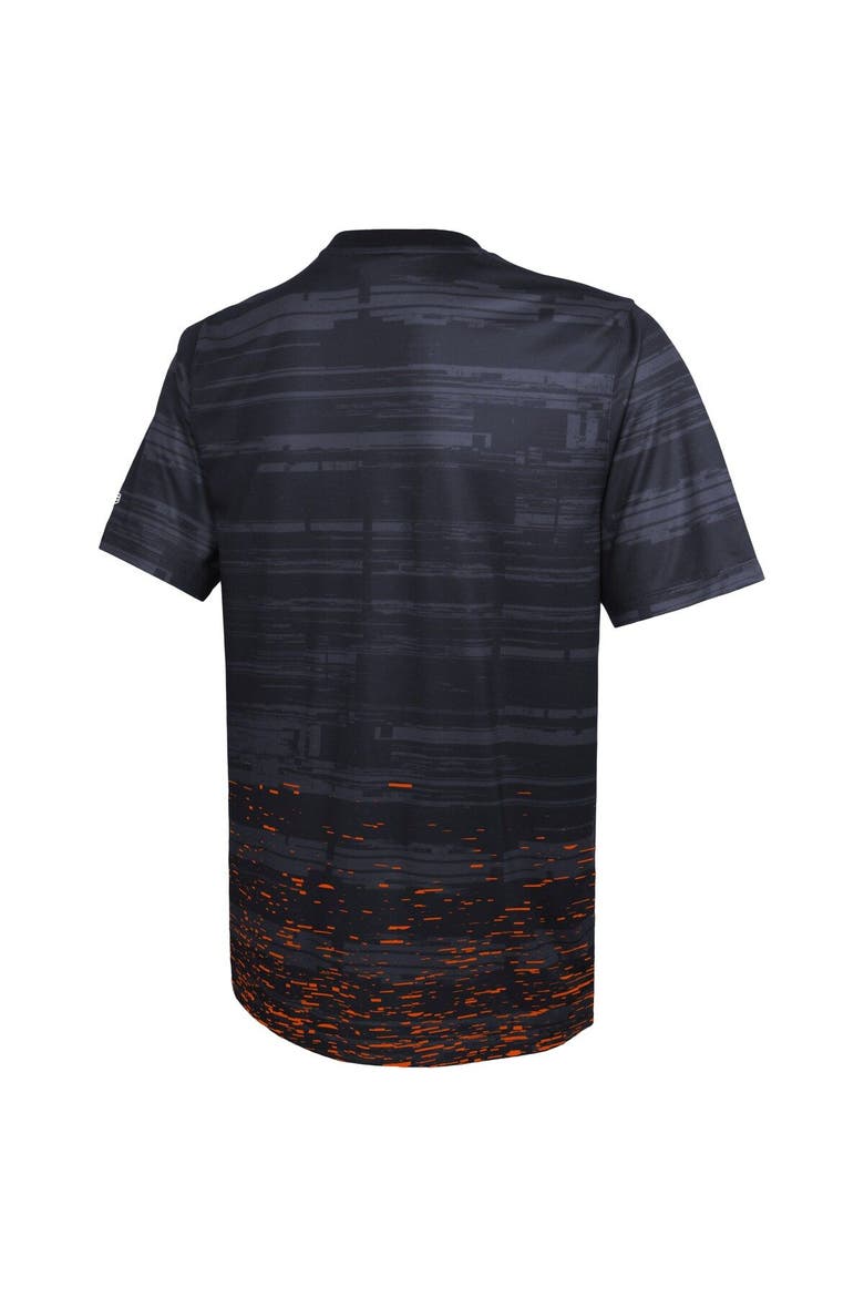 Men's New Era Navy Chicago Bears Combine Authentic Sweep T-Shirt, Alternate, color, Navy