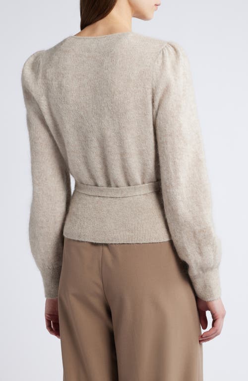 & OTHER STORIES & OTHER STORIES MERINO WOOL & MOHAIR BLEND WRAP CARDIGAN