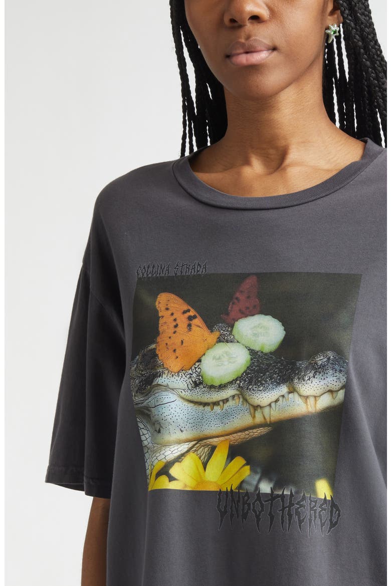 Organic Cotton Graphic T-Shirt, Alternate, color, UNBOTHERED