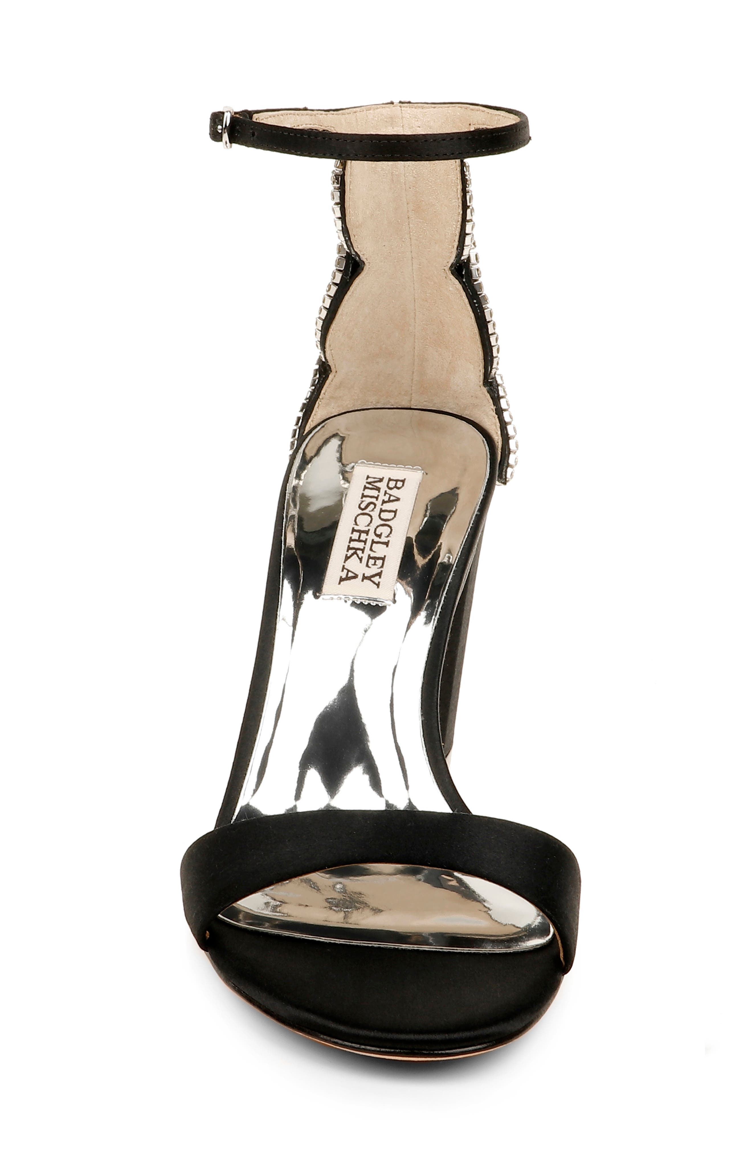 Badgley Mischka Collection Badgley Mischka Zabella Embellished Ankle Strap Sandal, Alternate, color, 