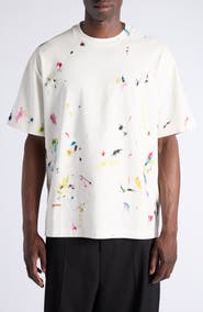 Bottega Veneta Oversize Painted Cotton T-Shirt