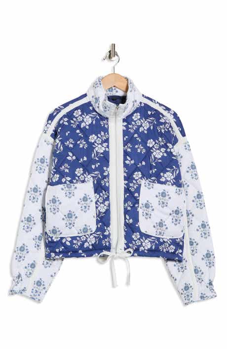 BLANKNYC Bloom Bash Quilted Bomber Jacket