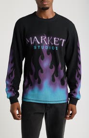 MARKET Through the Flames Thermal T-Shirt