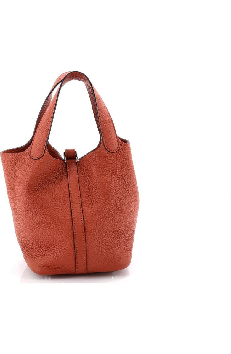 Pre-Owned Hermes Picotin Lock Bag Clemence PM, Alternate, color, Cuivre