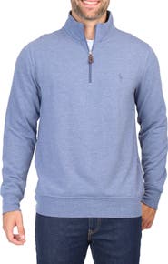 TailorByrd Sueded Fleece Quarter Zip Pullover