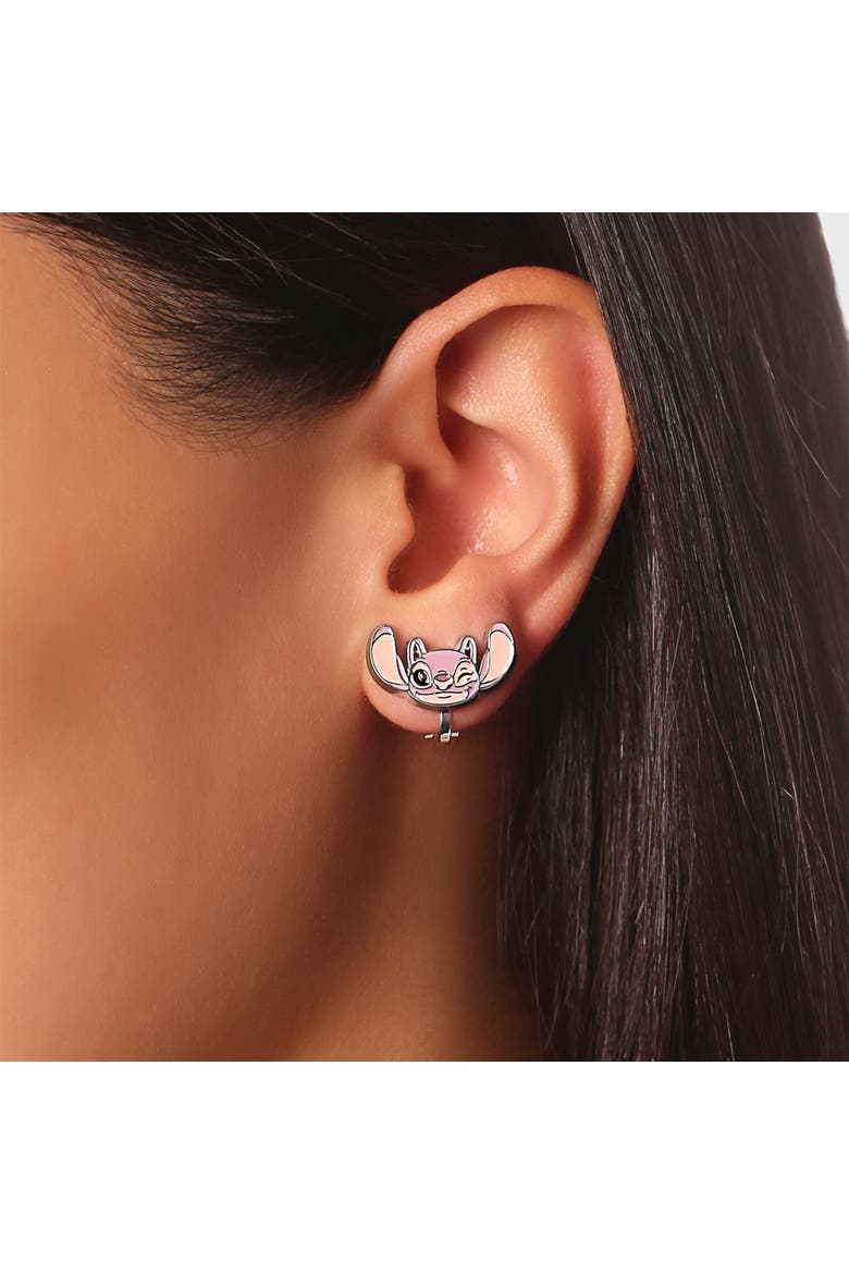 Clip-On 3 Piece Earring Set, Alternate, color, Pink, blue