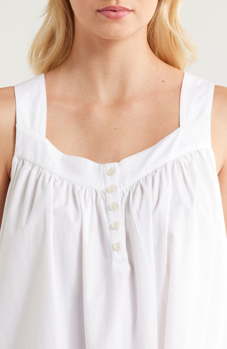 Nordstrom Cotton Shirting Nightgown, Alternate, color, 