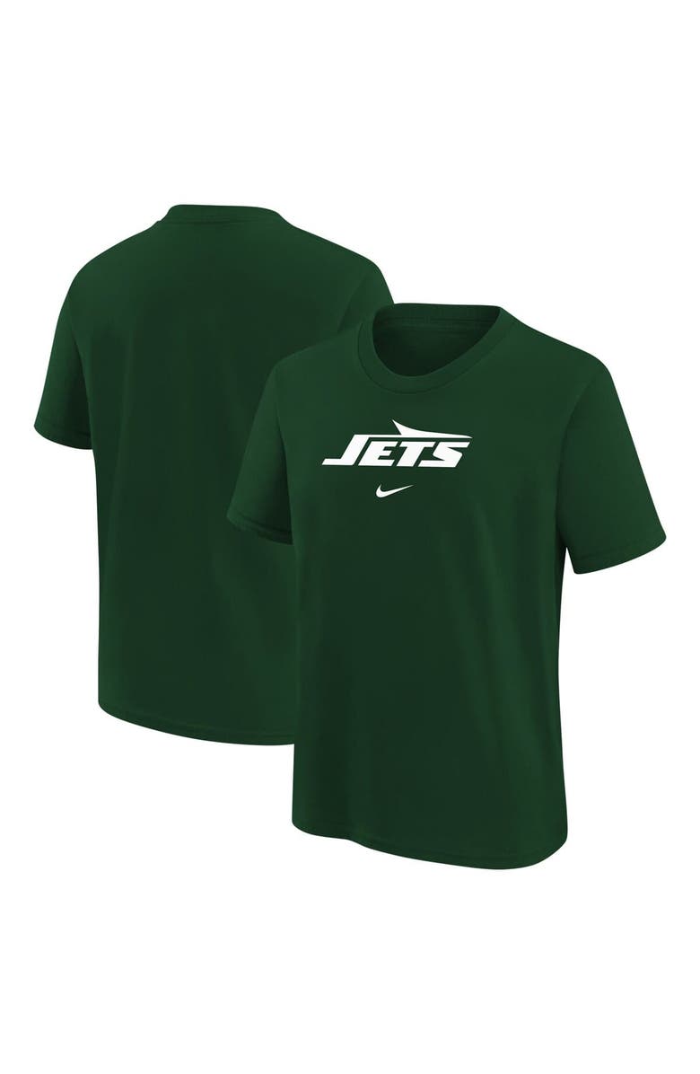 Nike Youth Nike Green New York Jets Logo T-Shirt, Alternate, color, Green