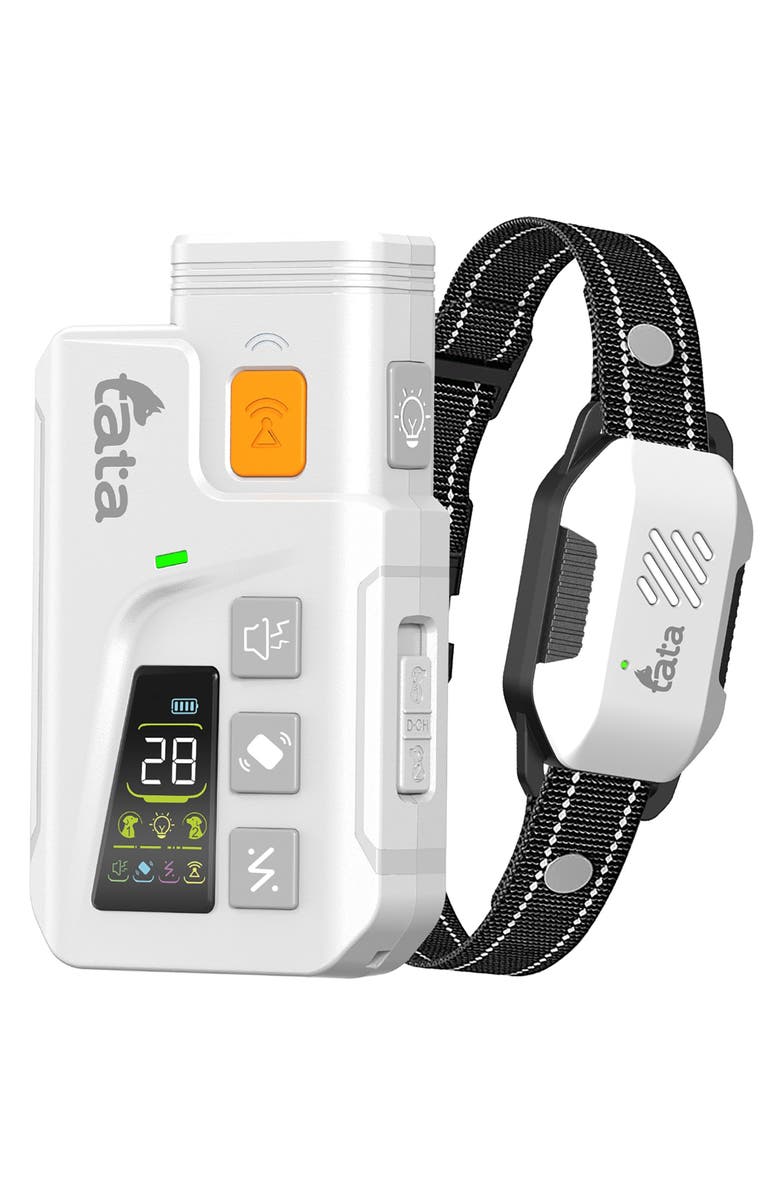 TATA PupGuide 3000 Pro 2 In 1 Ultrasonic Dog Remote Trainer Collar, Main, color, Black