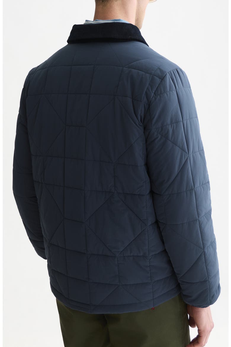Quilted Geo Jacket, Alternate, color, SKY CAPTAIN