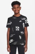 Nike Kids' Sportswear Club Cotton Graphic T-Shirt