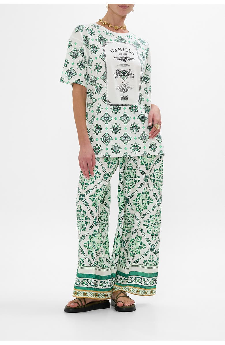 Camilla Tuck Front Pant Corridor Of Calm, Main, color, 