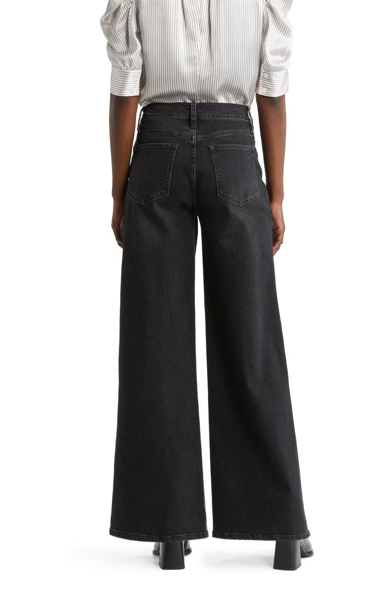 FRAME Le Slim Palazzo Wide Leg Jeans, Alternate, color, Hutchinson