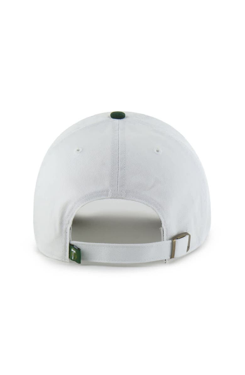 '47 Men's '47 White Portland Timbers Two-Tone Clean Up Adjustable Hat, Alternate, color, White