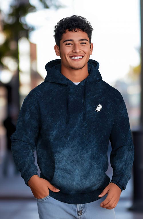 DALIX DALIX GHOST EMBROIDERED WASHED HOODIE 
