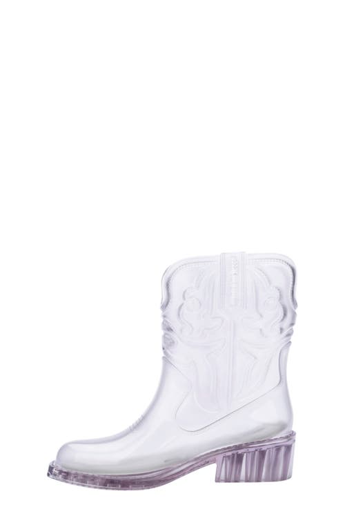 Mini Melissa Kids' Texas Western Boot In Metallic