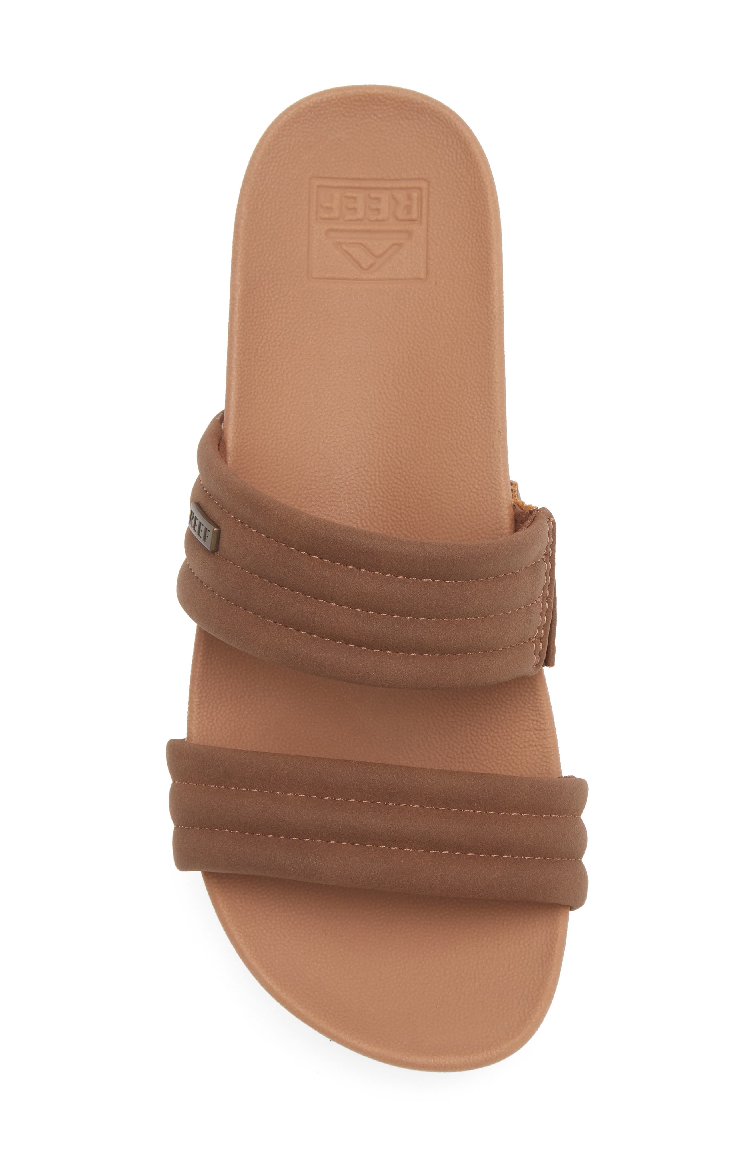 Reef Kaia 2 Bar Slide Sandal, Alternate, color, Chocolate
