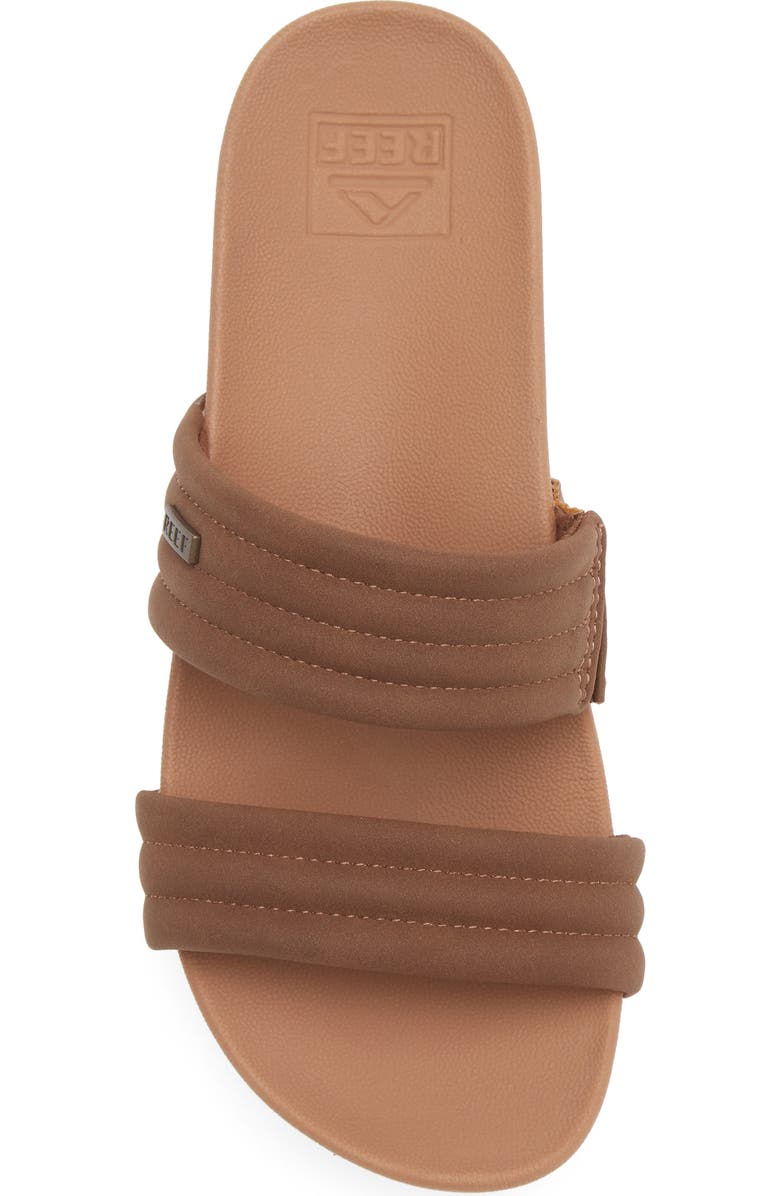 Reef Kaia 2 Bar Slide Sandal, Alternate, color, Chocolate