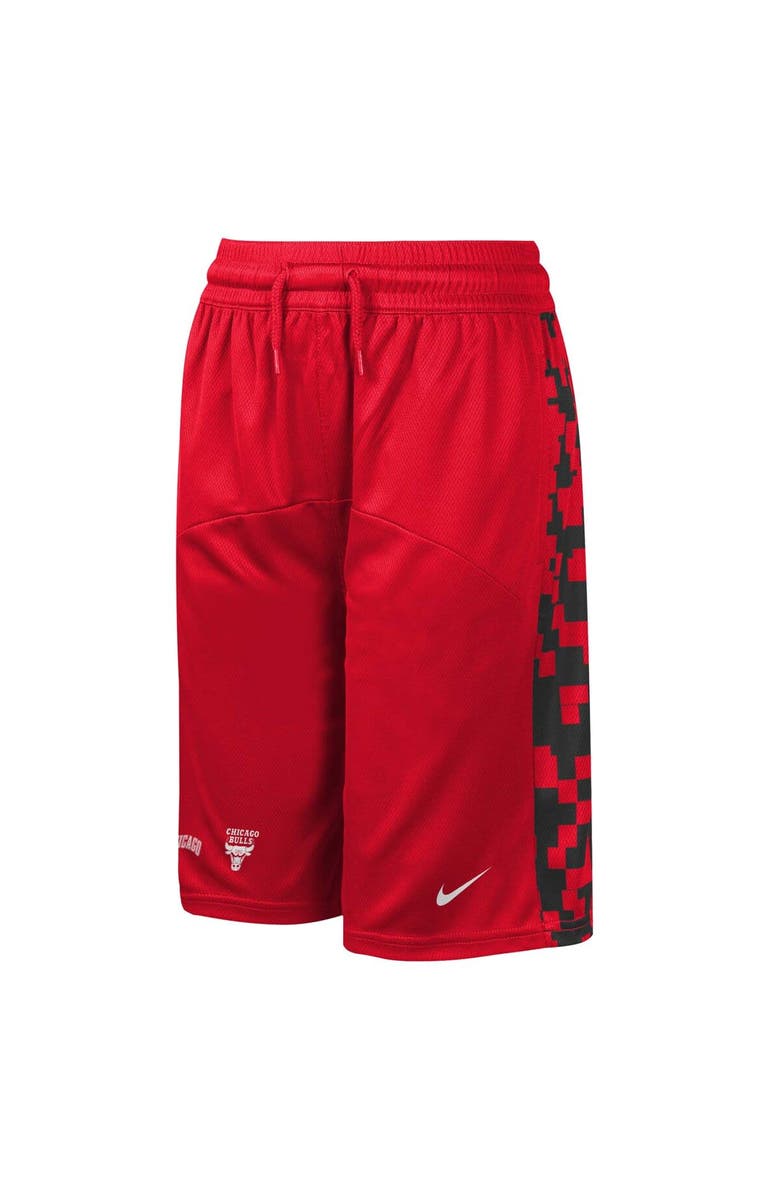 Nike Youth Nike Red Chicago Bulls Courtside Starting Five Team Shorts, Alternate, color, Red