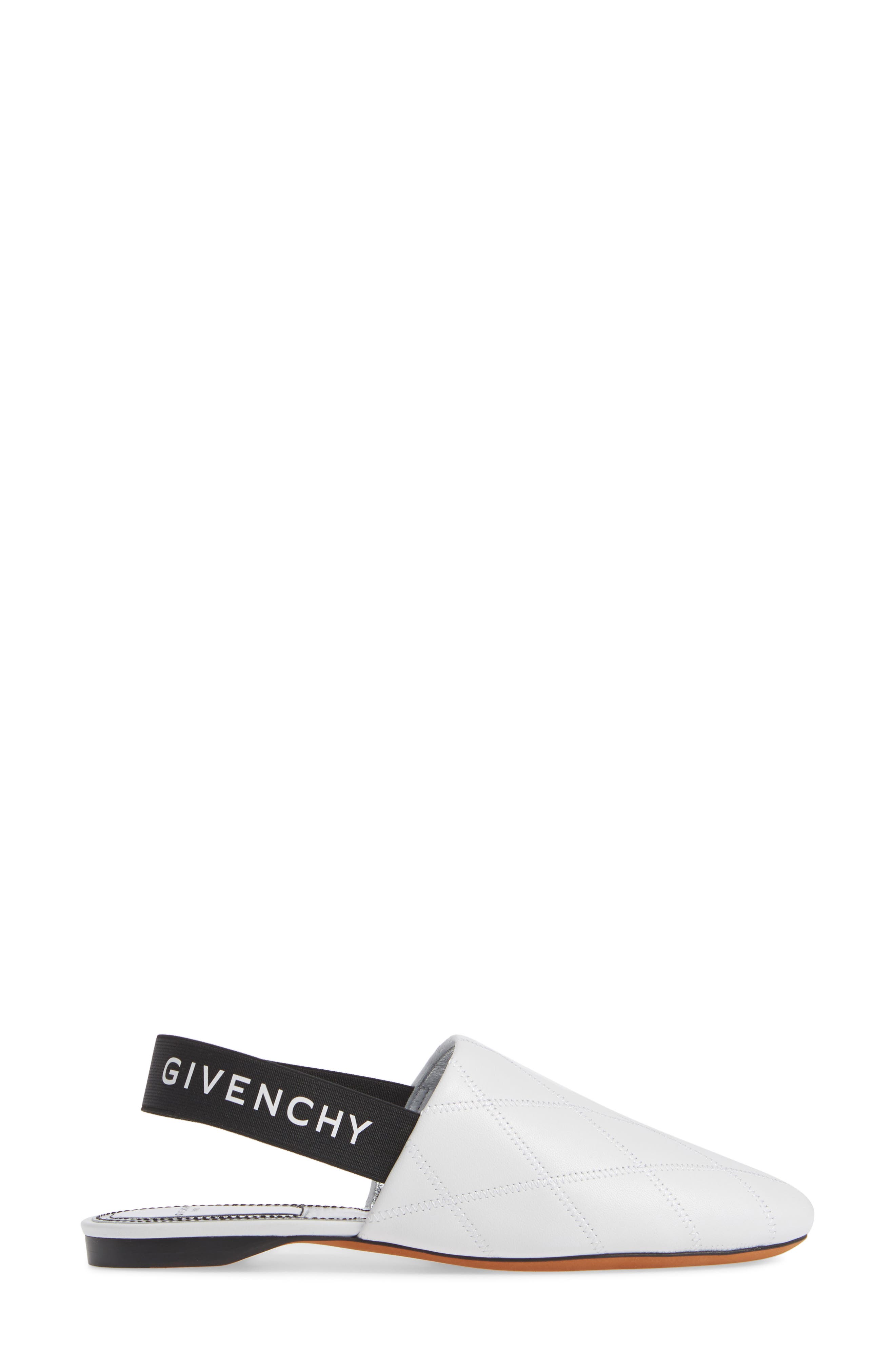 Givenchy Rivington Logo Slingback Flat, Alternate, color, 