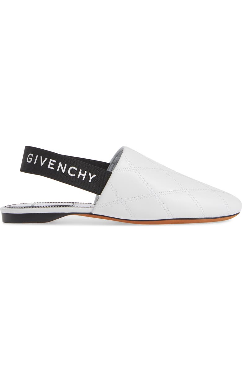 Givenchy Rivington Logo Slingback Flat, Alternate, color,