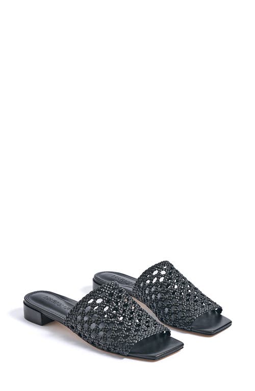Marion Parke Sabrina Slide Sandal In Black