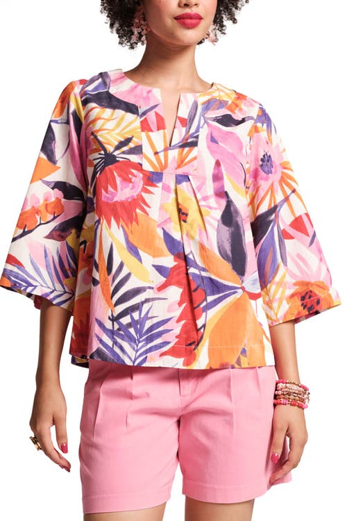 FRANCES VALENTINE FRANCES VALENTINE EASY TOP PRINT COTTON POPLIN