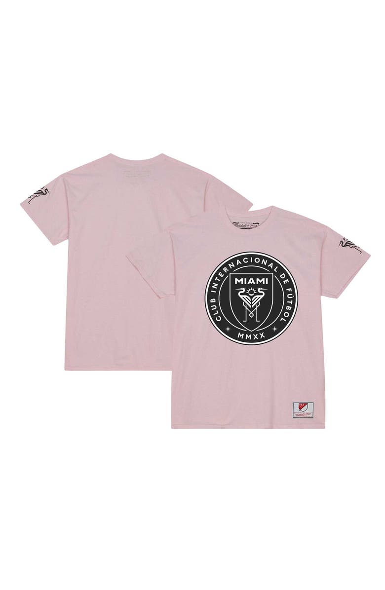 Mitchell & Ness Men's Mitchell & Ness Pink Inter Miami CF Team Trio Lockup T-Shirt, Alternate, color, 