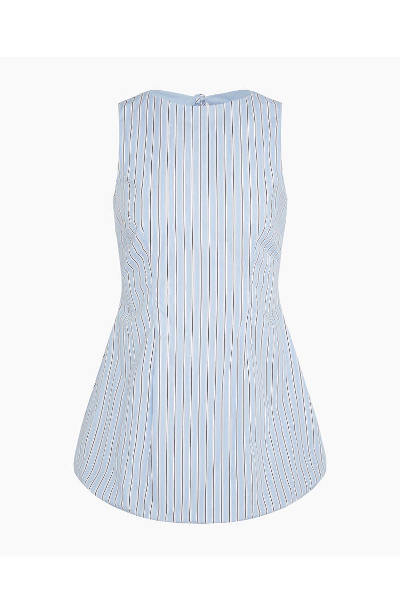 Onia Boatneck Bubble Mini Dress, Alternate, color, Blue