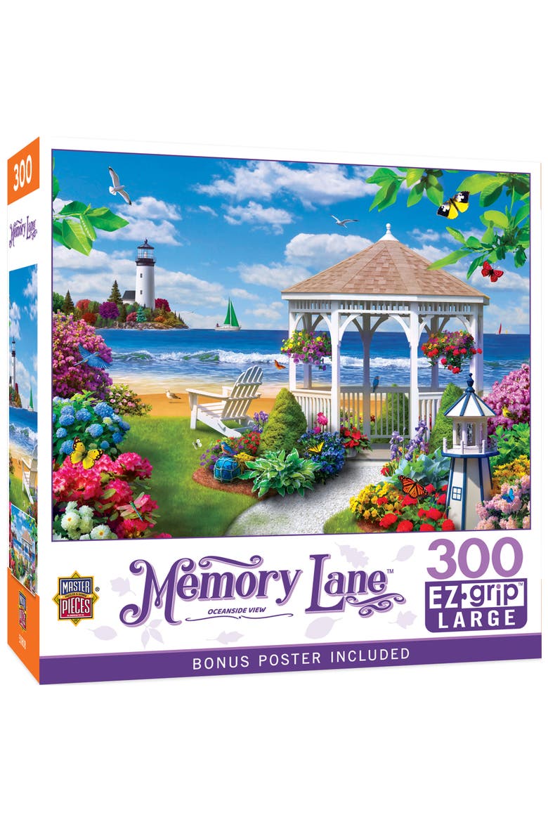 Oceanside View 300 Piece Jigsaw Puzzle, Main, color, Multicolor