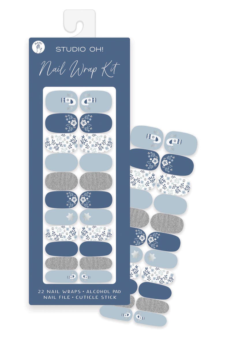 Winter Dove Nail Wrap Kit, Main, color, NO COLOR