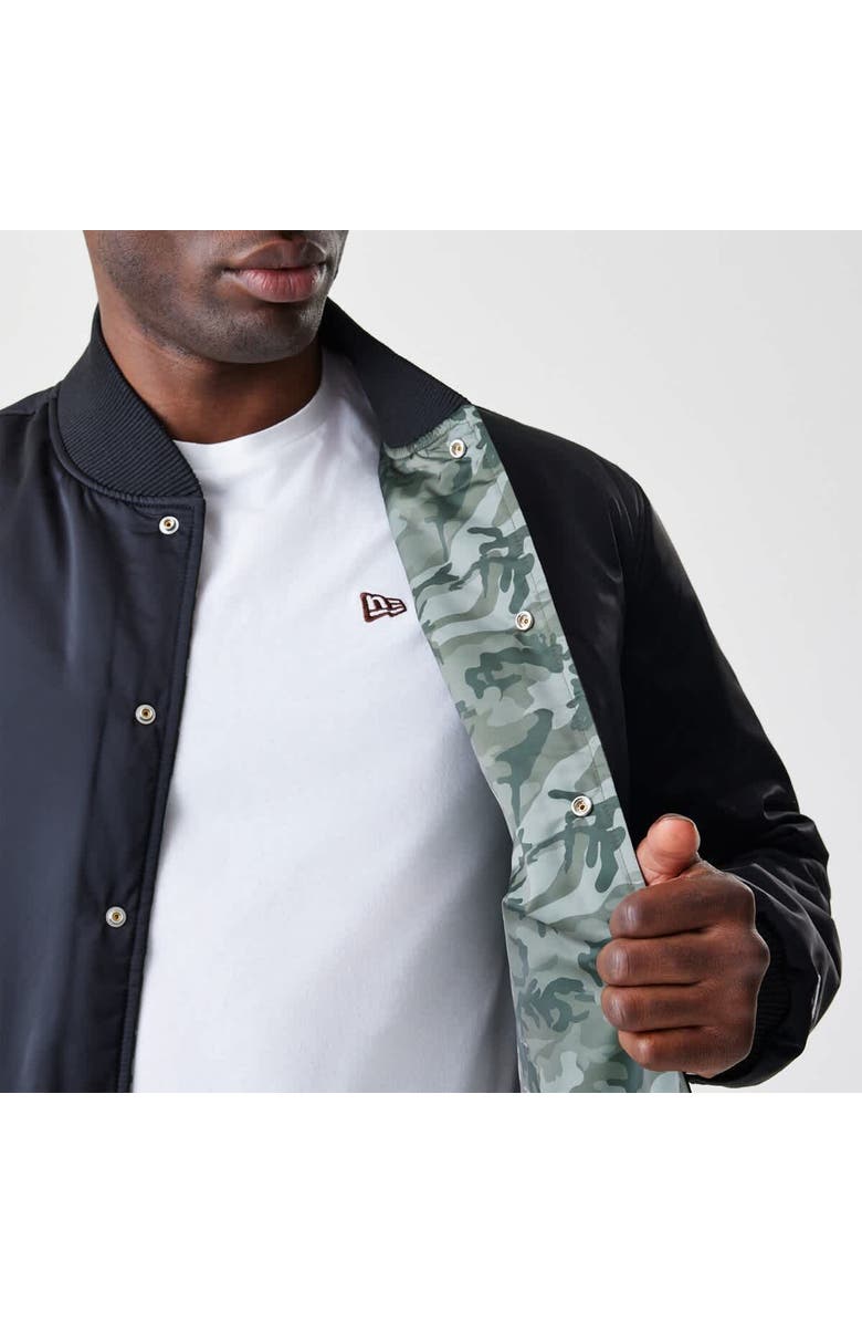 New Era Men's New Era  Camo/Black McLaren F1 Team Reversible Full-Snap Bomber Jacket, Alternate, color, 
