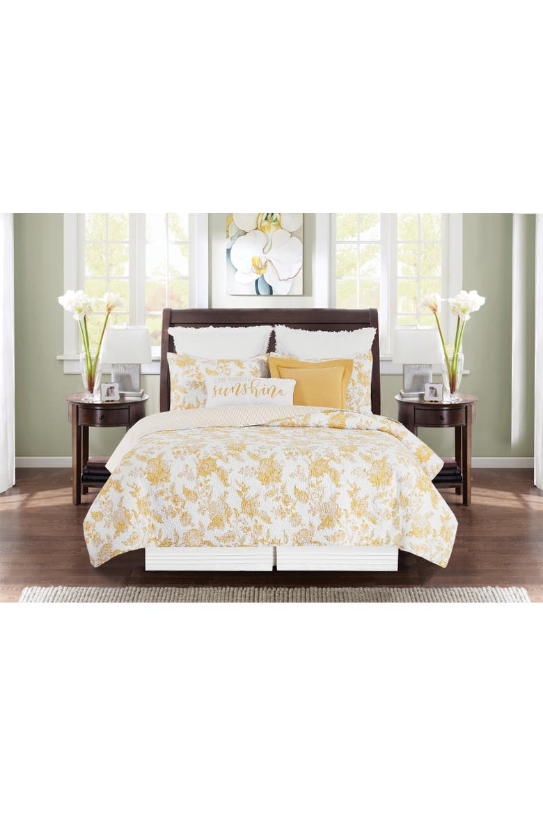 Good Morning Lumbar Cotton Blend Pillow 12" x 24", Alternate, color, White