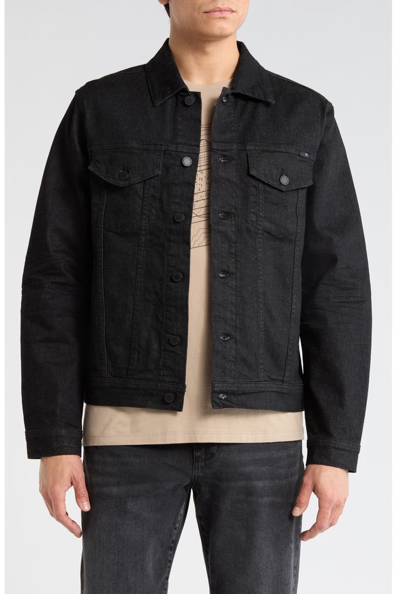 Dart Denim Trucker Jacket, Main, color, MOUNTAIN RANGE 1 YEAR