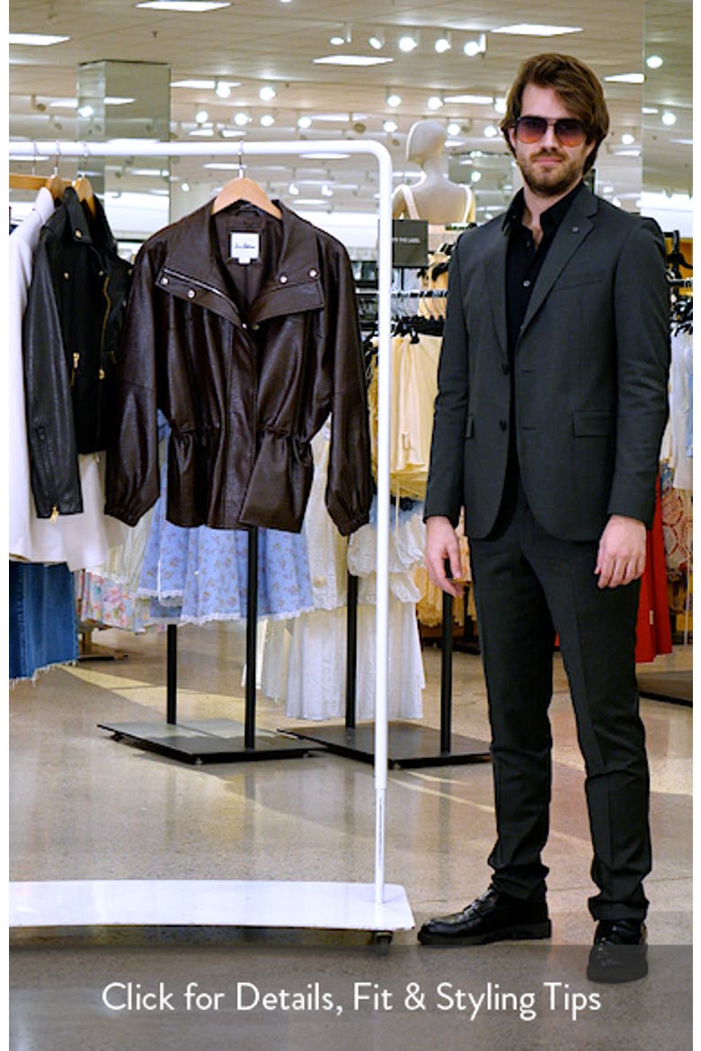 Faux Leather Anorak video