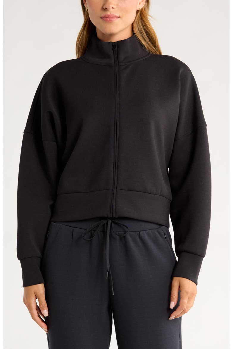 Ultra Luxe Boxy Jacket, Alternate, color, BLACK