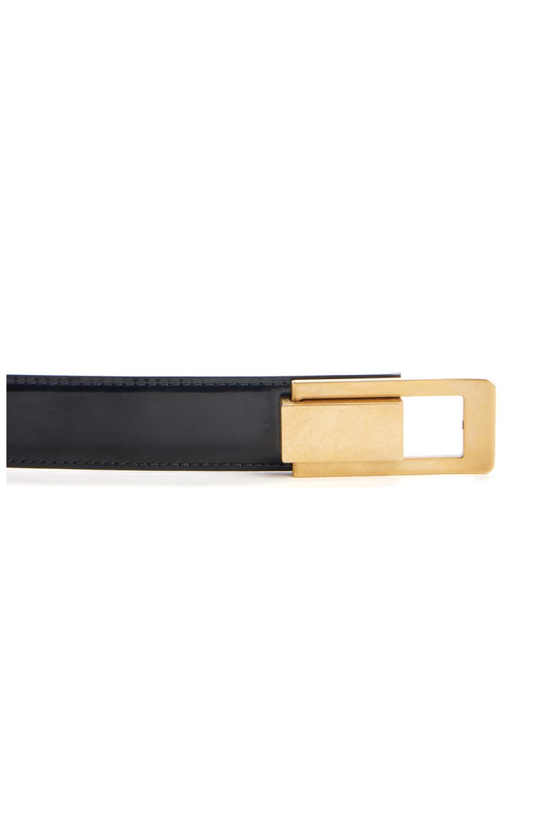 Cassandre Leather Belt, Alternate, color, 1000 BLACK