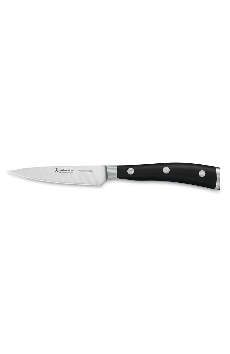 Wüsthof Classic Ikon 3.5-Inch Paring Knife, Main, color, Black