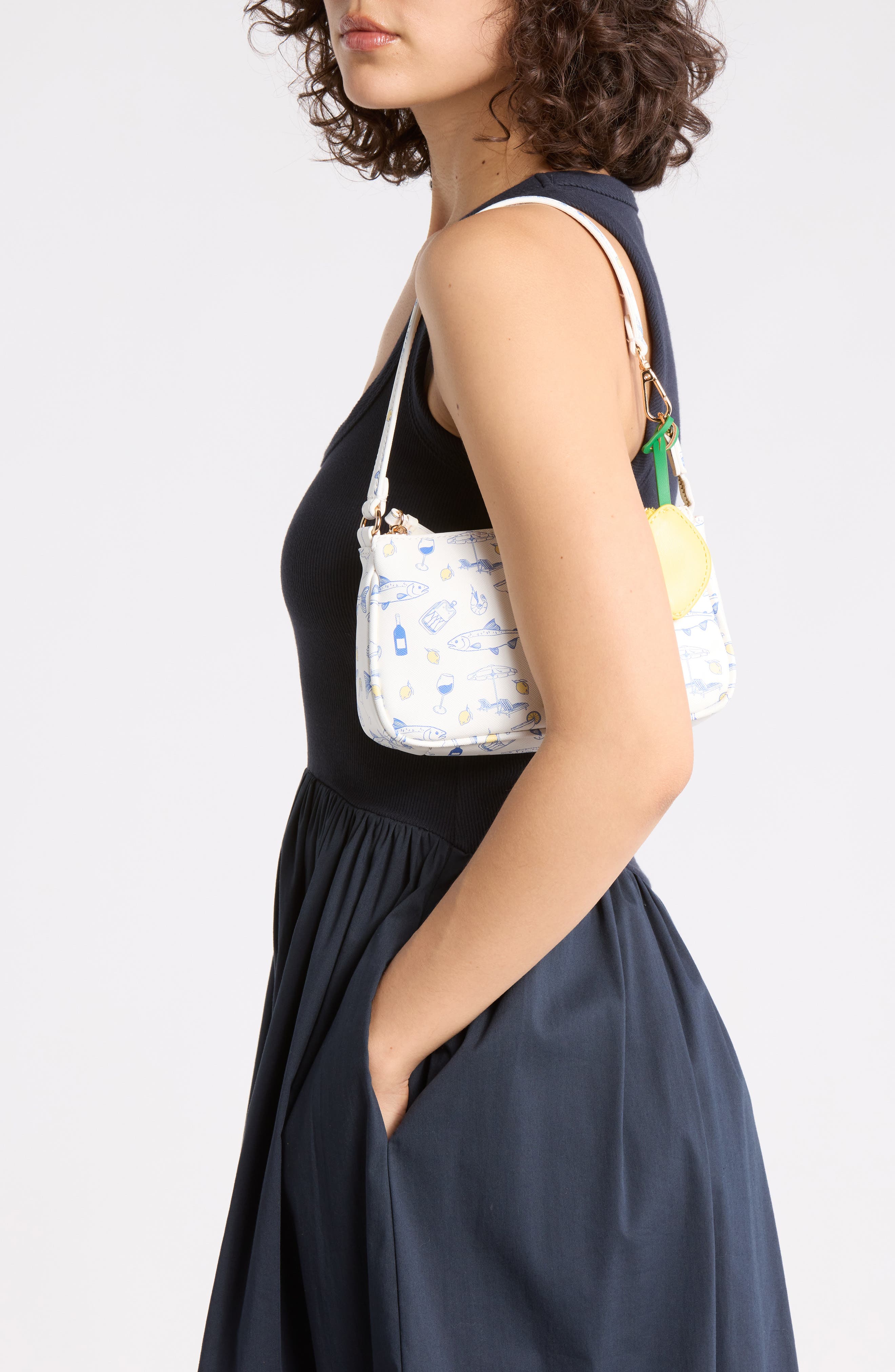 ALDO Tren Shoulder Bag, Alternate, color, Other White